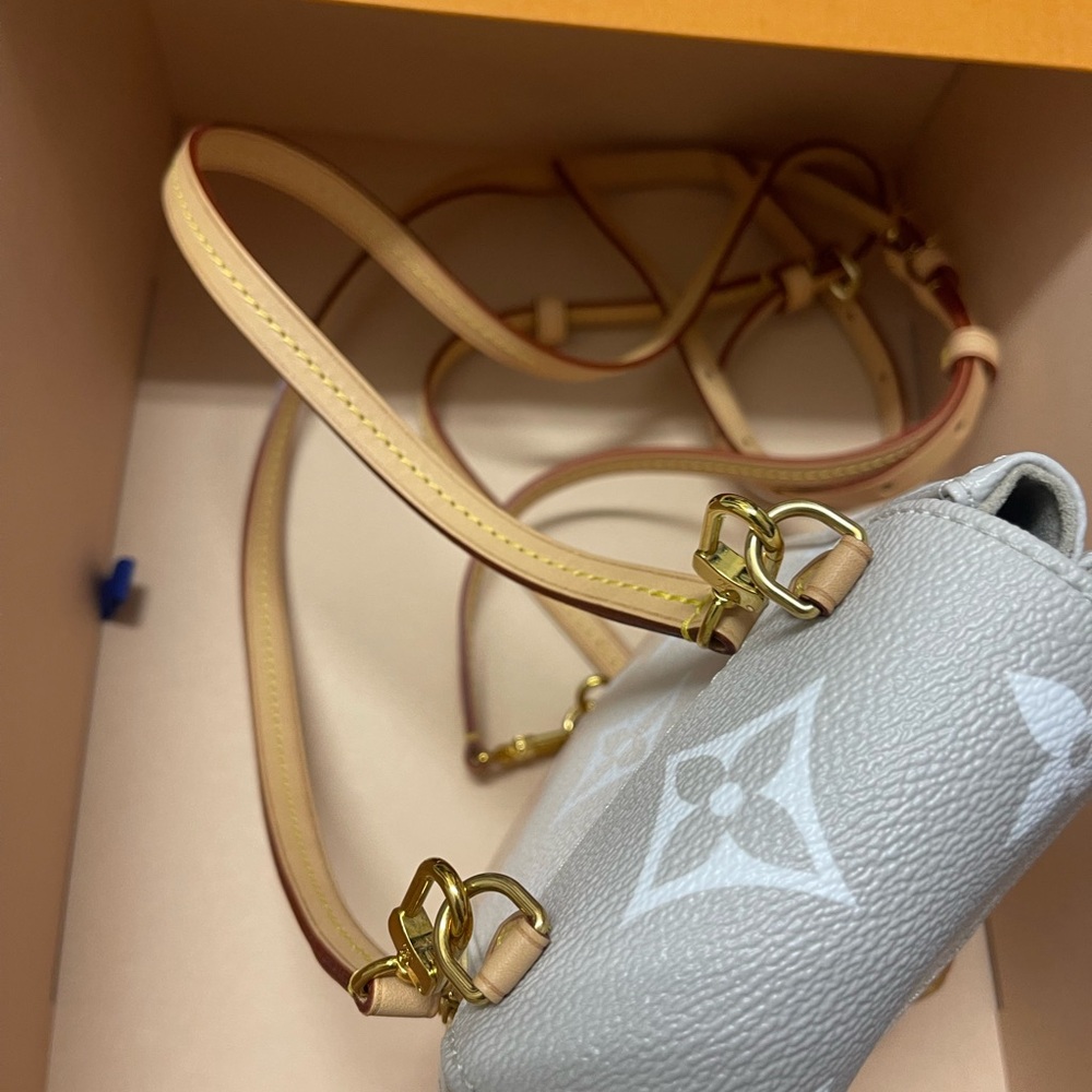 Louis Vuitton Pink and White Backpack with Monogram Design - Picture 3 of 10